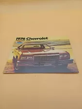 1976 Chevrolet Caprice Classic and Impala 12-page Car Sales Brochure Catalog VTG