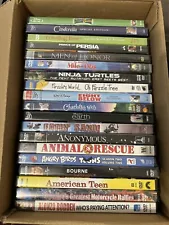 Lot Of 19 DVDs Mostly Children’s TMNT, Cinderella, Disney Wrapped And Sealed!