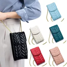 Genuine Leather Small Crossbody Bags for Women Cell Phone Bag Wallet Purses