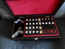 Mahjong set in velvet lined chest