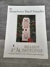 Strawberry Band Sampler Counted Cross Stitch Hillside Samplings Chart HS-26 125b