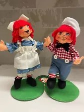 Annalee Doll Raggedy Ann & Andy Exclusive SET 250 Limited Edition RARE MINT