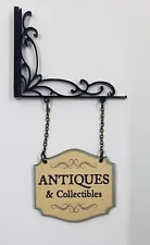 Dollhouse Miniature Hanging Sign for Antiques & Collectibles Store 1:12 Scale