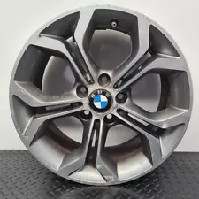 BMW X3 F25 2010-2017 8JX18" Y SPOKE ALLOY WHEEL ASSEMBLY FERRIC GREY 36116862889