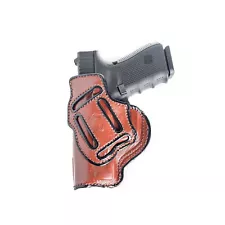 4 IN 1 IWB & OWB LEATHER HOLSTER FOR SIG SAUER P239. INSIDE THE PANT.