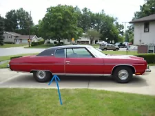 1973 Caprice Convertible, or 2 Door Quarter P (Body Plate Mounting Brackets)