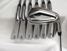 Used Titleist T300 Iron Set 5-PW, 48 AMT Red R300 Regular Flex Steel Shafts