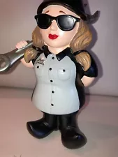 Harley-Davidson Female Biker Mechanic Garden Gnome with Wrench 544902E