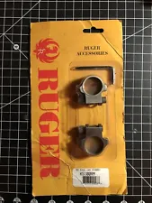 Ruger KS100RM Scope Ring 1" Med For No1/77 Series/Redhawk/Blackhawk/14/30/MarkII