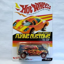 Hot Wheels Flying Customs 70s Van #4 For Sale 1:64 Scale With Redlines 05383