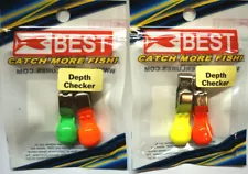 Best Tackle Depth Finder, TWO Packs, Ice Fishing #BST-DCS