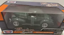 1:24 Motor Max 1939 Chevy Coupe / Green - New In The Box