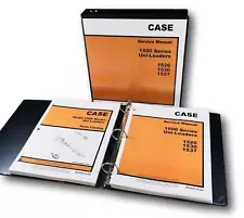 Case 1500 1526 1530 1537 Uni-Loader Skid Steer Service Manual Parts Catalog Book