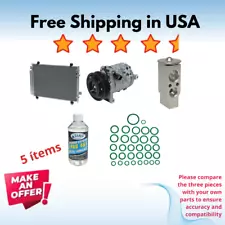 Compressor, Condenser & Valve A/C Fit Cadillac CTS 2003-2004 (For: 2004 Cadillac CTS)