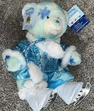 Build A Bear 2009 Winter Hugs Plush Blue Snowflake Nose-Retired Complete Pin