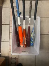 5 PRE-OWNED YOUTH USAB BASEBALL BATS Free FDX GND, SALES