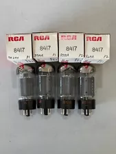 NOS 8417 RCA / Sylvania Vacuum Tubes / Lot of Four (4)