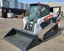 2021 Bobcat T76 Compat Skid Steer 77Hrs AC,Heat 2Speed Aux Hydraulics