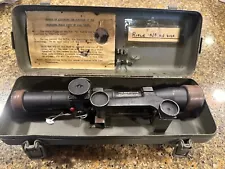 1939 Original Lee Enfield No.32 Mk III/MK 3 Sniper Scope with Mount and Case