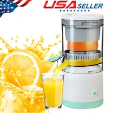 Electric Fruit Juicer Squeezer - Portable Wireless Machine for Orange Lemon USA