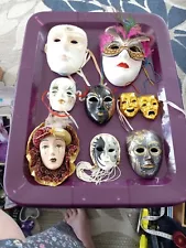 Various Mardi Gras Masks For Wall