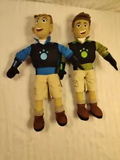 Wild Kratts Brothers Chris & Martin Plush Dolls Wicked Cool Toys