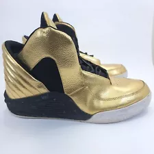 Supra Spectre Chimera Lil Wayne Sneakers Mens Size 12 Gold High Top Lace Up