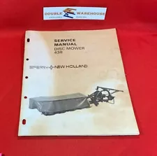 Sperry New Holland Disc Mower 438 Service Manual 40043810