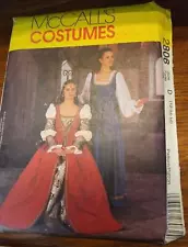 Renaissance Tudor Medieval Gown Bridal Costume Sewing Pattern 12-16 LARP Cosplay