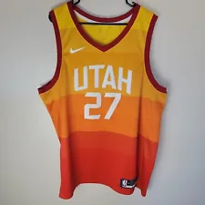 Rudy Gobert 27 Utah Jazz Nike City Edition Jersey 2019/20 Size XXL 56 NBA Sports