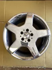 06 03 2004 2005 Mercedes S430 S500 S600 Chrome AMG Oem 18 Wheel Rim 65310 #N138