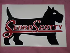 Serro Scotty Sportsman Decal Sticker Retro Camp Travel Trailer Shasta Large NEW