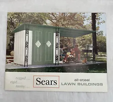 Sears All Steel Lawn Buildings Brochure Catalog Yard Garden Shed 1968 Vintage