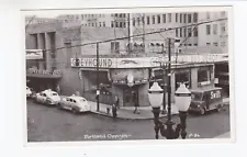 Portland Oregon Real Photo Postcard Greyhound Bus Depot