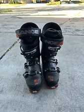 Lange LX 130 Black Orange Ski Boots 296 mm 25.5