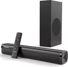 Nylavee 2.1ch Sound Bar/Subwoofer for Smart TV with Subwoofer, 100W, 16-inch