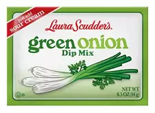 Laura Scudders Green Onion Dry Dip Mix Great For Vegetables Chips Sauces and