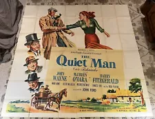 John Wayne Original 1951 6-sheet for THE QUIET MAN