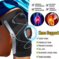 Hinged Knee Patella Support Brace For ACL Tendon Ligament Sports Meniscus Injury