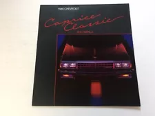 1985 Chevrolet Caprice Classic and Impala 16-page Car Sales Brochure Catalog