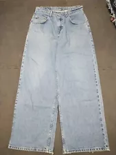 Vintage Y2K 90s Levi's L2 Silvertab Massive Baggy Wide Blue Jeans Jnco 31X31