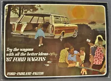 1967 Ford Station Wagon Brochure Country Squire Ranch Fairlane Falcon Club 67