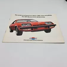 1975 Chevrolet Monza 2+2 Coupe Original Sales Brochure Catalog