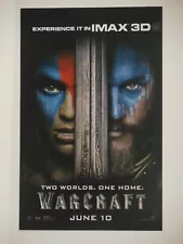 WARCRAFT IMAX 11x17 D/S ORIGINAL PROMO MOVIE POSTER