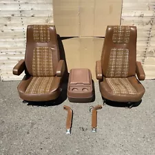 Ford F-150 Bronco Bucket Seats Captain Chair Pickup Truck Turbo Diesel 4X4 80-86