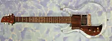 Dan Armstrong - Ampeg Left Handed Clear Lucite 6 String Guitar