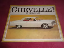 New ListingOriginal 1964 Chevrolet Chevelle Malibu Sales Literature Brochure