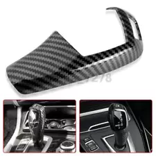 Carbon Fiber Style Gear Shift Cover For BMW X3 X4 X5 X6 328i 320i xDrive35i 535i (For: 2015 BMW 535i xDrive)