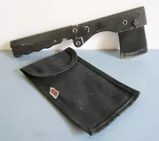 Rare Vintage Pac-Ax Folding Hatchet Pack Camp Axe Black USA Made w/Sheath