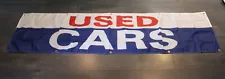 Used Cars for Sale Banner Flag Big 2x8 Auto Car Lot Automotive Showroom Garage